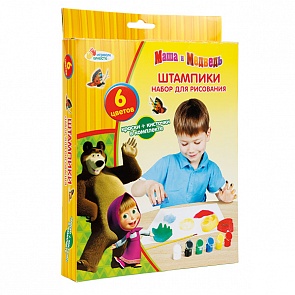 Набор для рисования "Маша и Медведь" с аксессуарами (Multiart, 3752-MMsim)